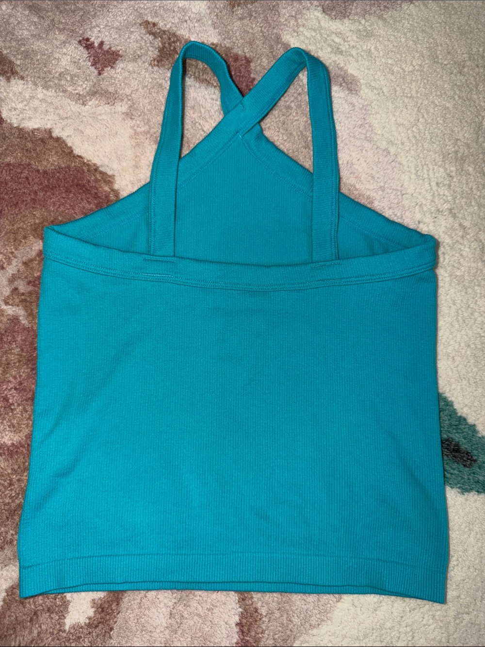 art class Turquoise Ribbed Tank - Picture 2 of 3